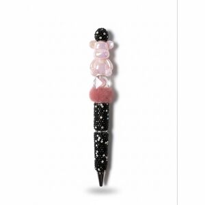 Pink Bear and Black Bling Pen